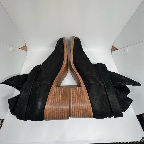 Ugg Black Elora Boots Leather Women’s Size 11 - Picture 7 of 10